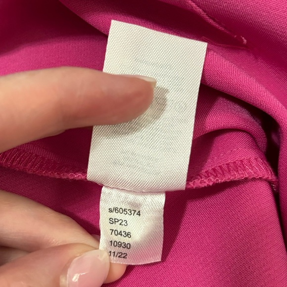 NWOT Loft High Rise Straight Pants Size‎ 10 Pink Barbie - Picture 8 of 8